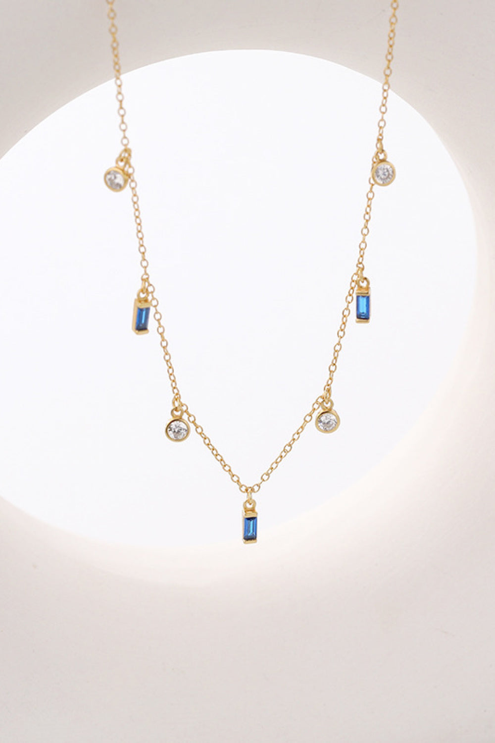 18K Gold Plated Multi-Charm Chain Necklace